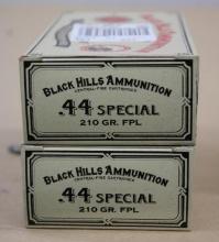 100 Rounds Black Hills 44 Special Ammunition