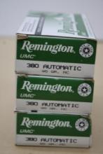 150 Rounds Remington UMC 380 Auto Ammunition