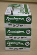 150 Rounds Remington UMC 380 Auto Ammunition
