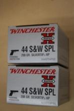 40 Rounds Winchester 44 S&W SPL Ammunition