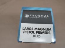 Federal No 155 Large Magnum Pistol Primers NO SHIPPING