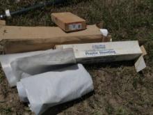 Partial Rolls of Plastic Sheeting