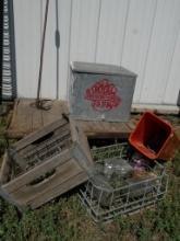 Royal Dairy Box, Milk Bottles & Crates