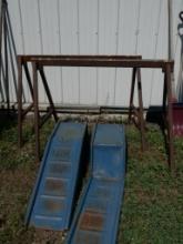 Metal Saw Horses & Car Ramps