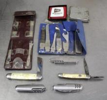 Imperial Folding Knife and Interchangeable Set, and Other Folding Knives