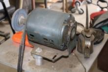 Grinder Mounted on Steel Table