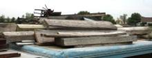 All Miscellaneous Metal and Wood Items on Top of Conex