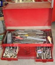 Large Stocked Toolbox of Automotive Tools, Hand Tools, and Hardware