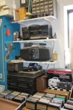Mixed Stereos, Speakers, Cassette Tapes and More