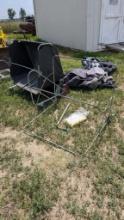 Pull Behind Lawn Brush and Awning
