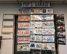 Collectible Model A License Plates and Frames