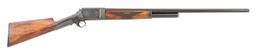 Engraved Burgess Deluxe Slide Action Shotgun
