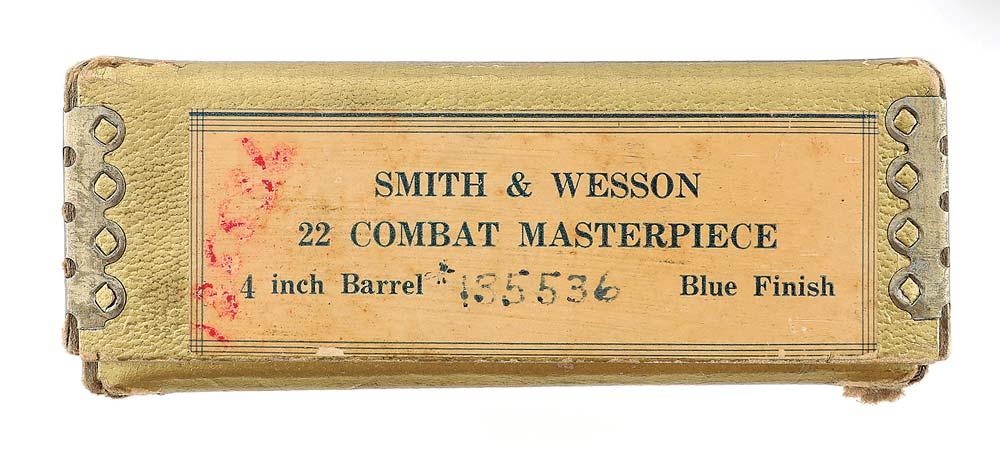Smith & Wesson K-22 Combat Masterpiece Hand Ejector Revolver