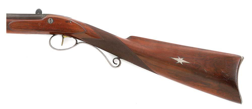 Lovely Diminutive New York Mule Ear Percussion Boys Rifle by Medbery