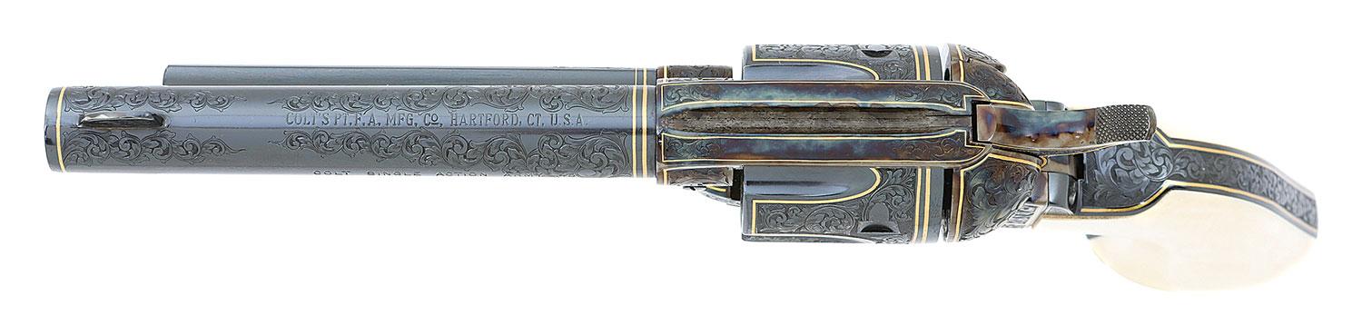 Handsome Custom Ron Nott-Engraved Colt Single Action Army Revolver