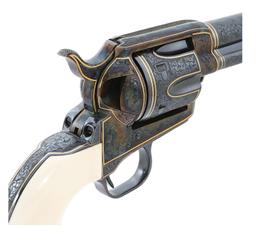 Handsome Custom Ron Nott-Engraved Colt Single Action Army Revolver
