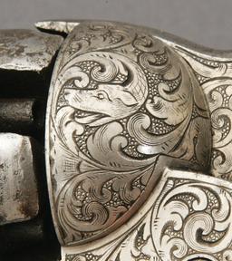 Wonderful Cased and Factory Young Engraved Colt 1849 Pocket Model Revolver