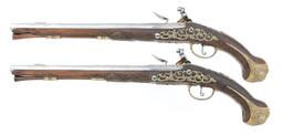 Exquisite Pair of Parisian Holster Pistols by Daniel Thiermay