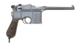 German C96 Conehammer Semi-Auto Pistol by Mauser Oberndorf