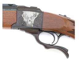 Fine Custom Engraved Ruger No. 1 Falling Block Rifle by Mark Petersen