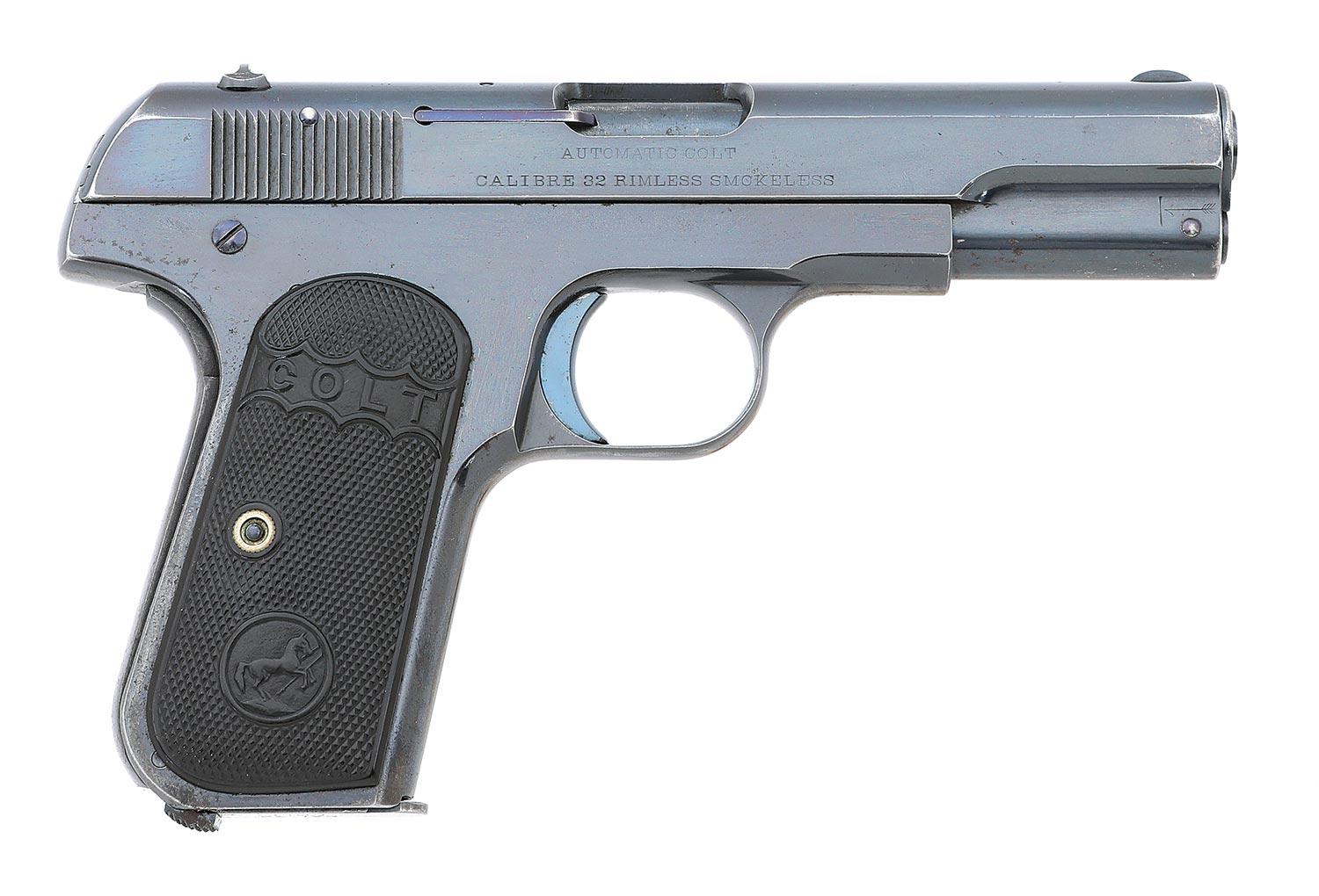 Colt Model 1903 Pocket Hammerless Semi-Auto Pistol With Box
