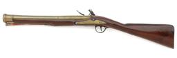 British Brass-Barreled Flintlock Blunderbuss by Daykin