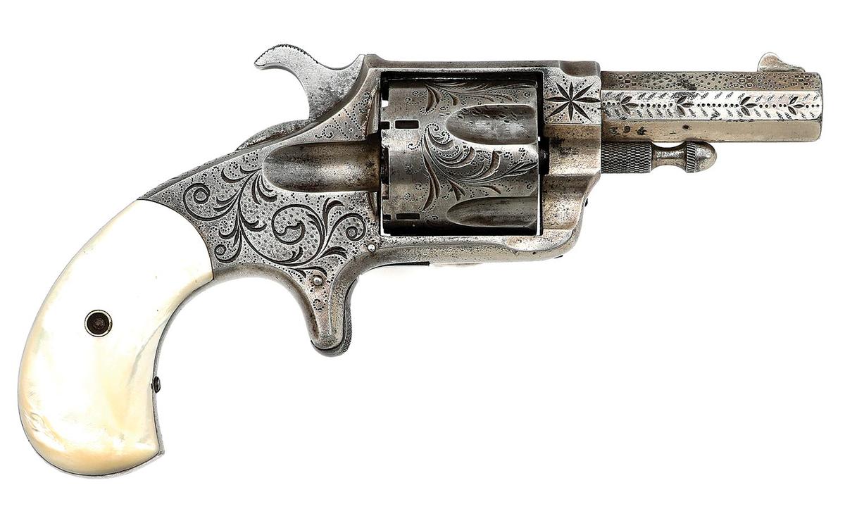 Rare Hopkins & Allen XL No. 5 Safety Lock Single Action Revolver