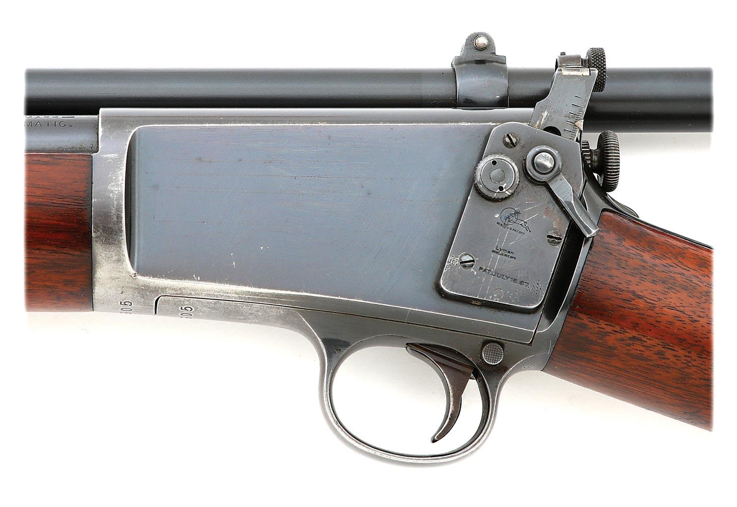 Attractive Winchester Model 1903 Semi-Auto Rifle with Period Malcolm Riflescope