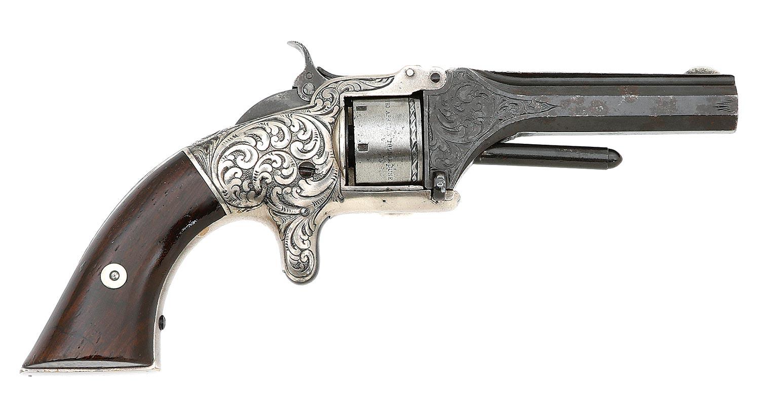 Engraved Smith & Wesson No. 1 First Issue Revolver