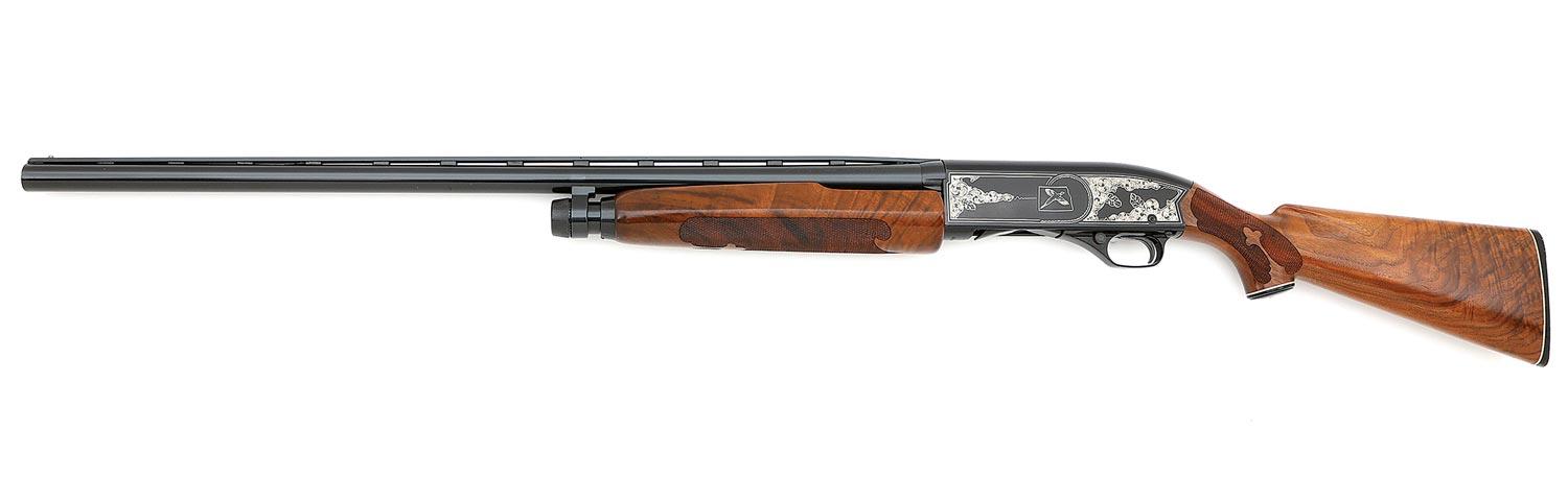 Custom Winchester Model 1200 “American 50” North Dakota Commemorative Shotgun