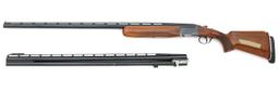 Perazzi Mx3 Single and Double Barrel Trap Shotgun Two Barrel Set