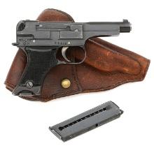 Japanese Type 94 Semi-Auto Pistol by Nagoya Kokubunji with Matching Magazines & Holster