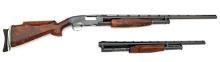 Custom Winchester Model 12 Slide Action Shotgun Two Barrel Set