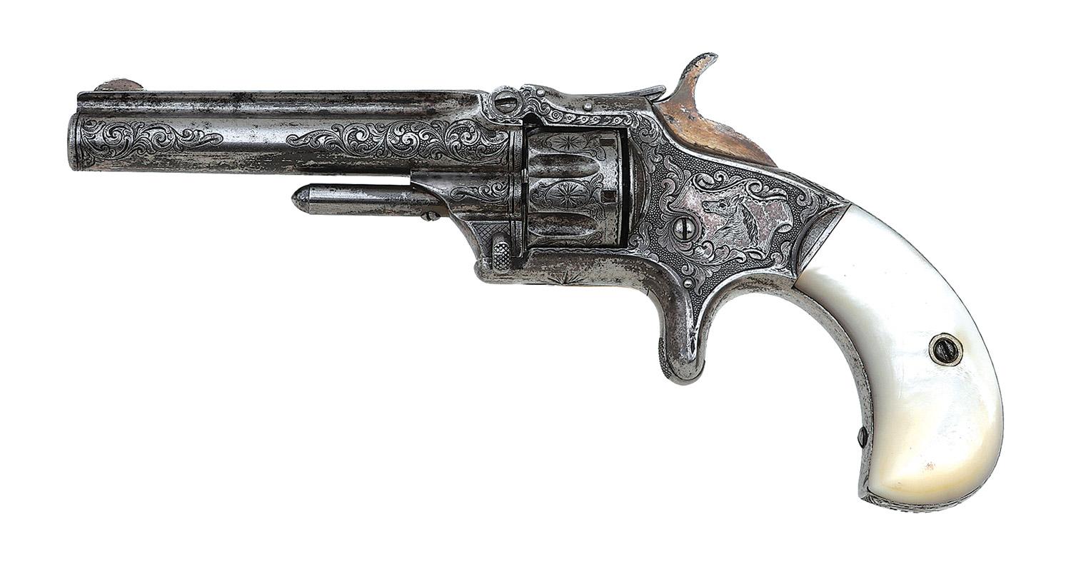 Lovely New York Engraved Smith & Wesson No. 1 Third Issue Revolver