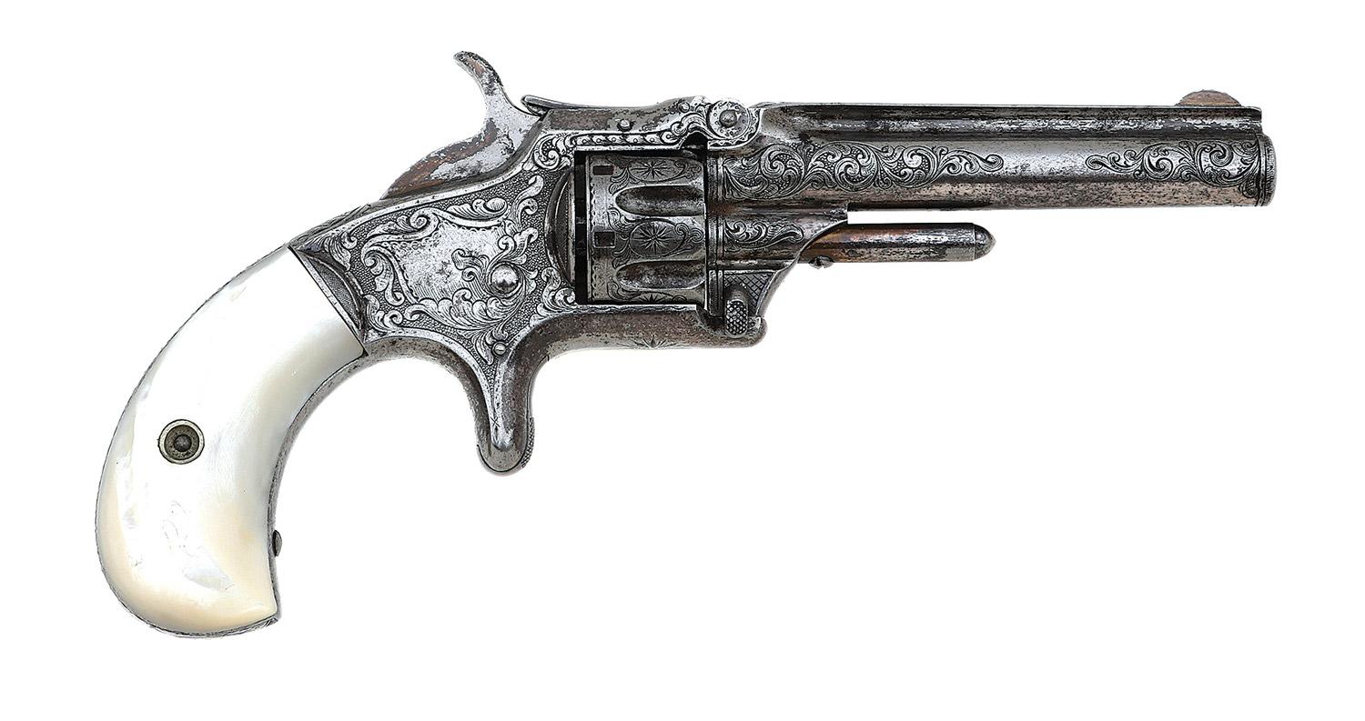 Lovely New York Engraved Smith & Wesson No. 1 Third Issue Revolver