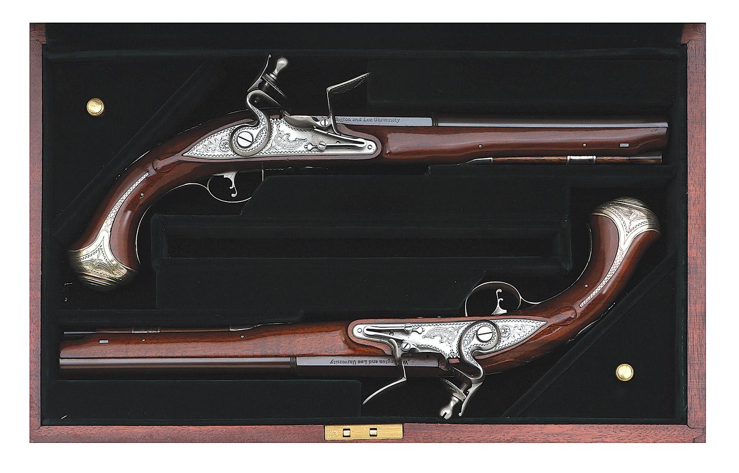 George Washington & Robert E. Lee Commemorative Flintlock Pistols
