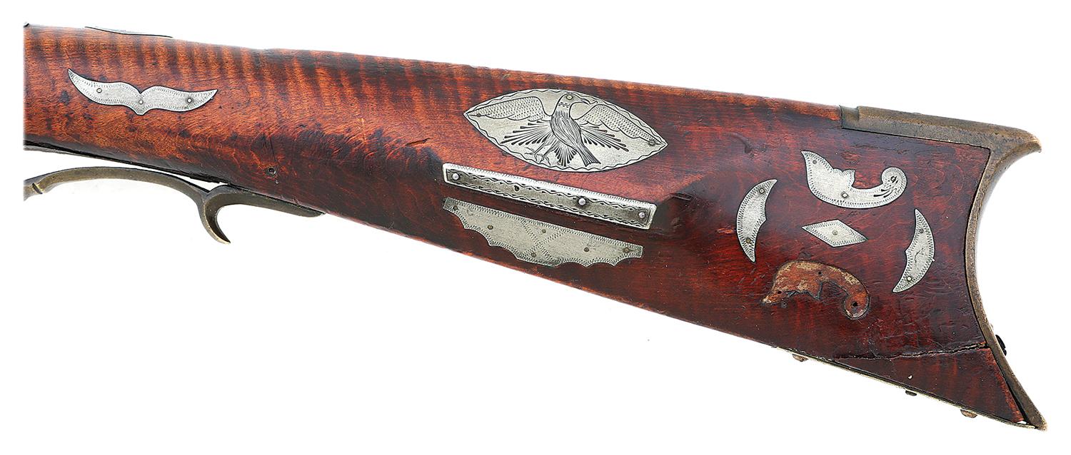 American Fullstock Percussion Sporting Rifle with Hunter-Marked Lock
