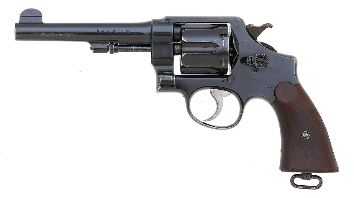 Early U.S. Model 1917 Double Action Revolver by Smith & Wesson