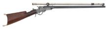 Mass. Arms Co. Maynard Model 1882 Sporting Rifle with Full-Length Malcolm Riflescope