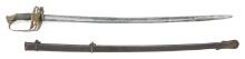 U.S. Civil War Foot Officers Sword Belonging To Captain Joseph A. Perry, 17th ME Volunteer Infantry