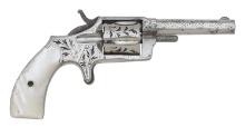 Factory Engraved Hopkins & Allen Xl No. 3 Single Action Revolver