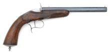 Handsome Unmarked Flobert Salon Pistol