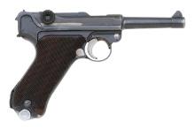 German P.08 Luger S/42 K-Date Pistol by Mauser