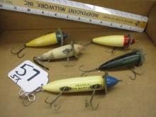 5 Heddon 210 & 200 Surface Lures