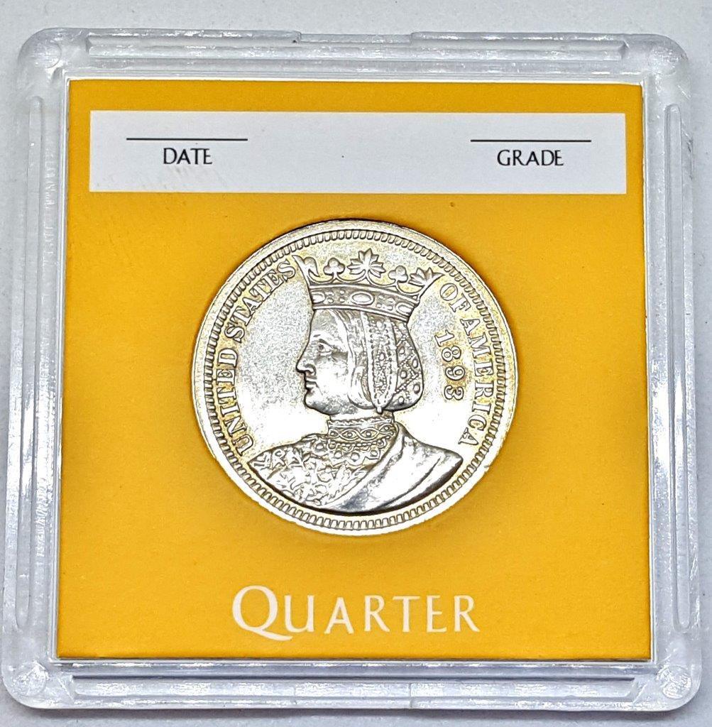 1893 Isabella Quarter