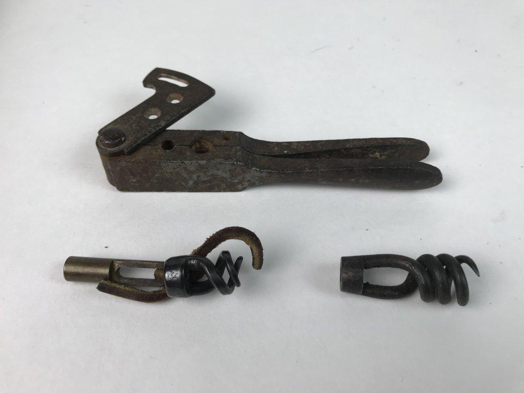 Civil War Bullet Mold & Musket Worms