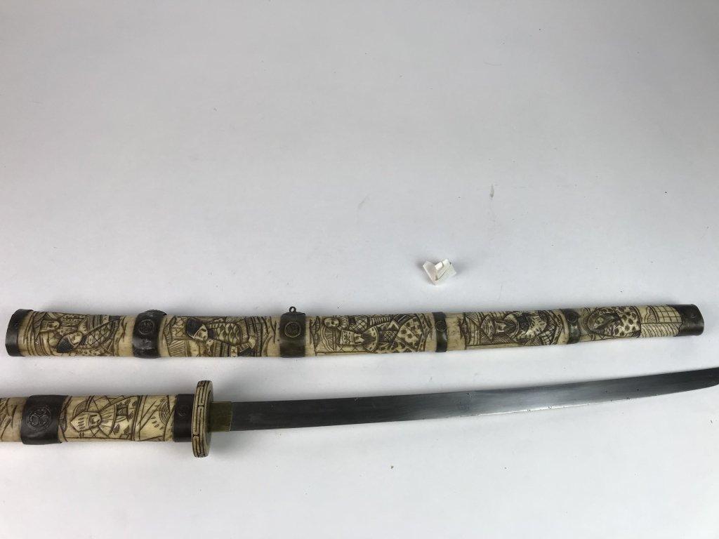 19th Century Wakizashi w/ Sheath