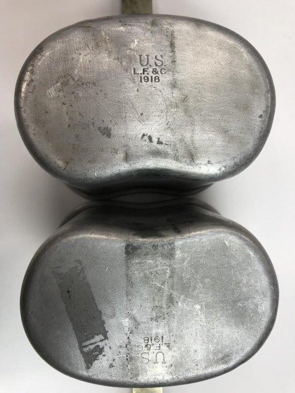 WW1 1918 Mess Kit with "Trench Art" Carved on Lid