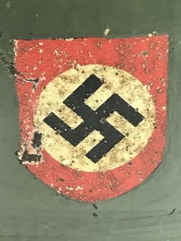 WW2 Green German Police Helmet