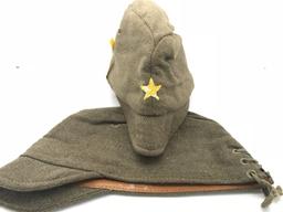 WW2 Japanese Army NCO/Enlisted Field Hats